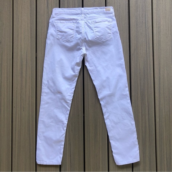 Angry Rabbit White Straight Leg Jeans Size 29 MADE IN THE USA - Picture 2 of 9